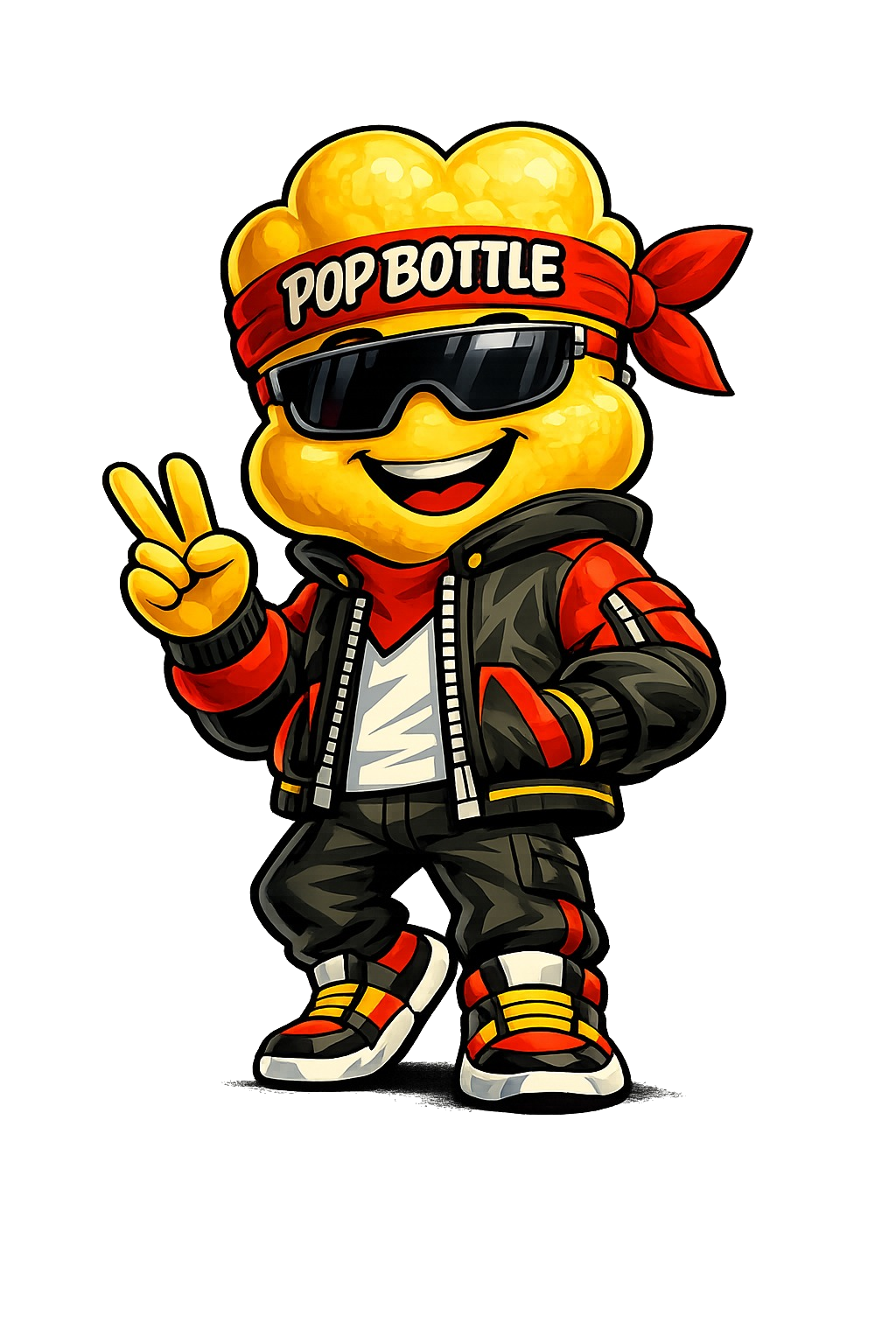 Pop Bottle Mascot